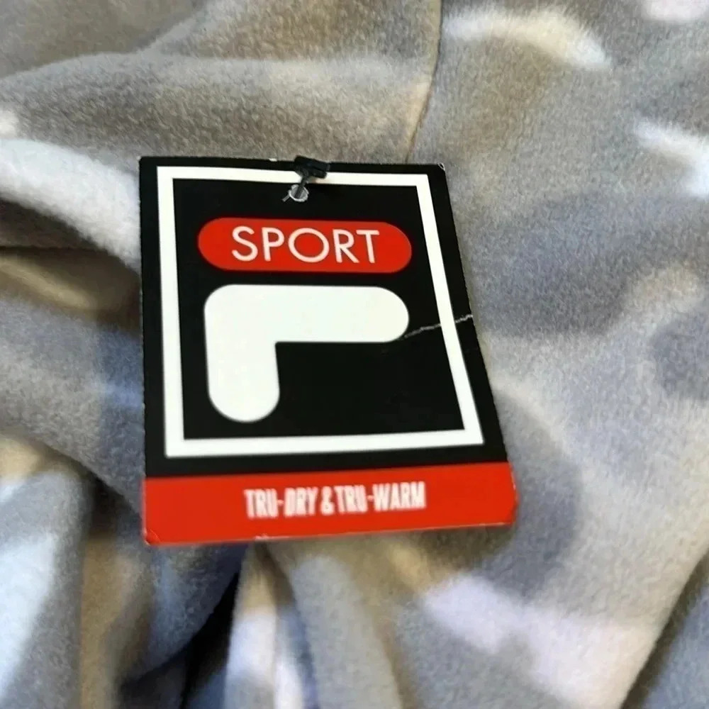 Fila Sport Women’s Camouflage Fleece Hooded Sweatshirt size S NWT - Picture 5 of 6